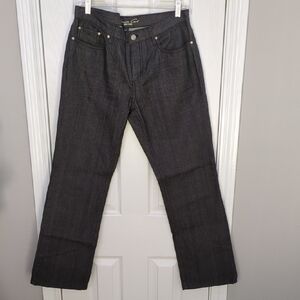 Men's Kenneth Cole New York Charcoal Gray Denim Jeans